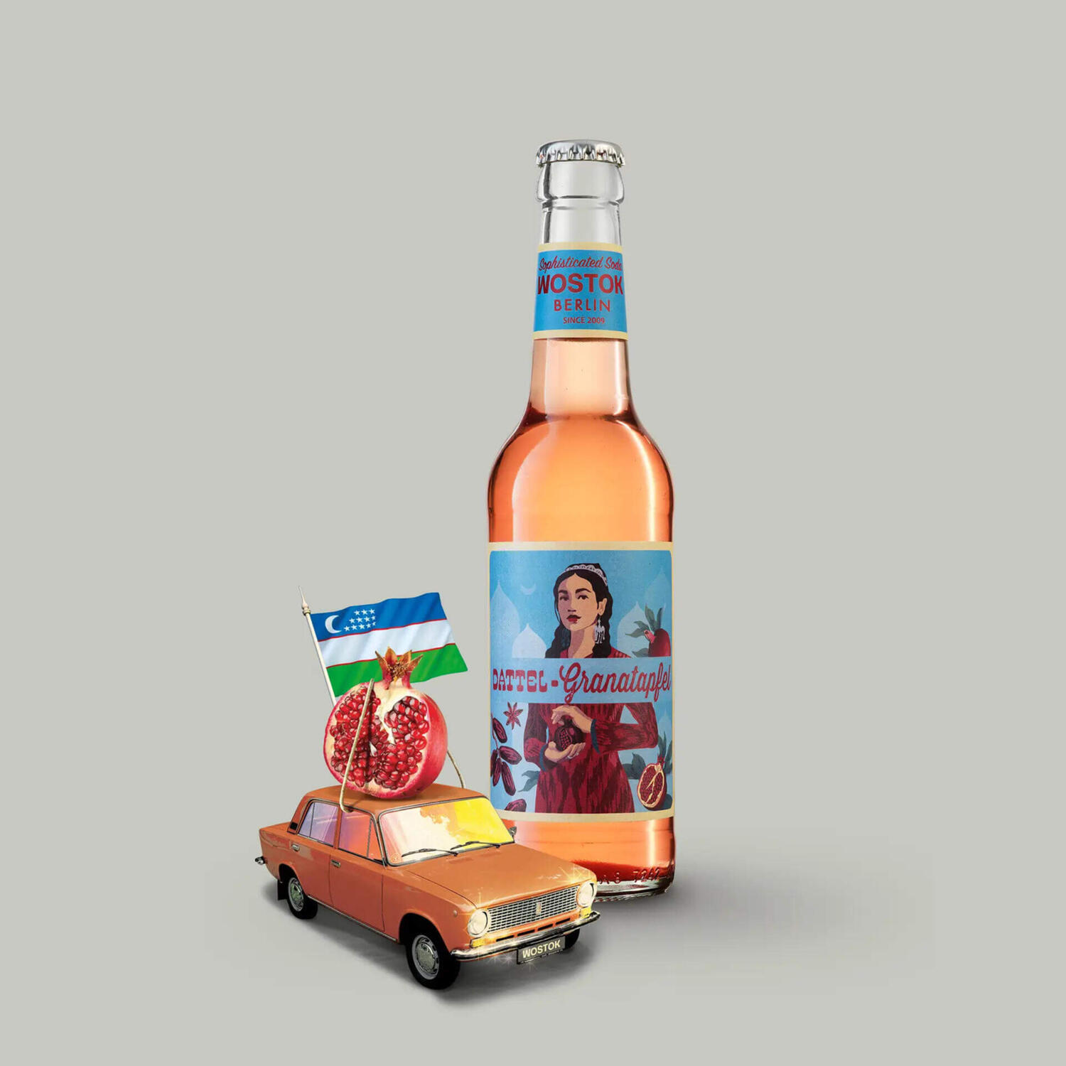 WOSTOK Date-Pomegranate